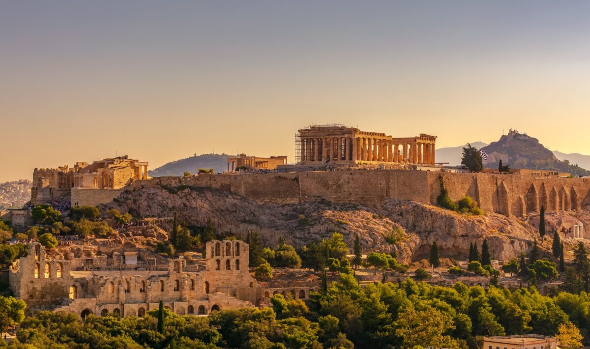 On a hill overlooking the city, the ancient remains of the Acropolis are one of the top things to do in Athens.